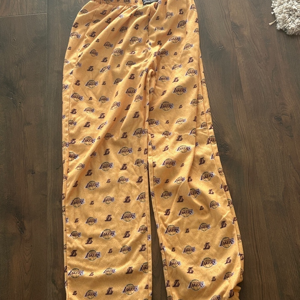 UNK NBA Licensed Lounge Lakers Pants - Yellow